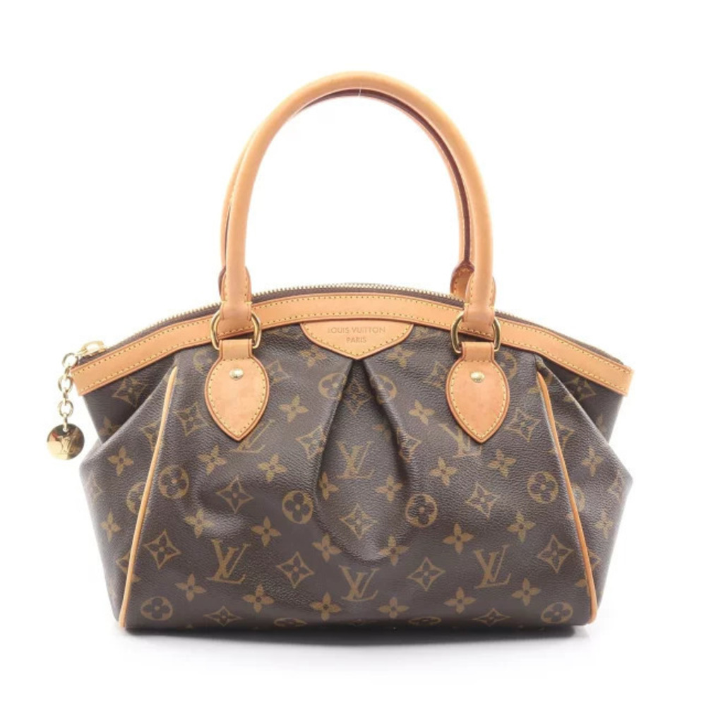 Louis Vuitton Tivoli Handbag Canvas Leather Monogram Brown